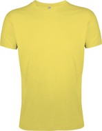 Футболка мужская приталенная REGENT FIT 150, желтая (горчичная)