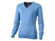 Пуловер "Spruce" женский с V-образным вырезом, светло-синий