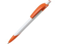 Ручка шариковая «Тироль», белый/оранжевый