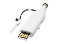 Флешка-стилус USB 2.0 на 2 Гб, белый