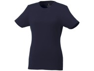 Женская футболка Balfour с коротким рукавом из органического материала, темно-синий