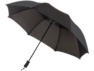 Зонт Victor 23" двухсекционный полуавтомат, черный