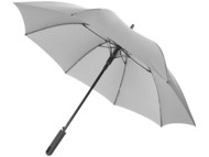 Противоштормовой зонт Noon 23" полуавтомат, серый/черный
