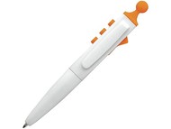 Ручка шариковая «Clic Pen», белый/оранжевый