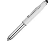 Ручка-стилус шариковая "Xenon", белый, черные чернила