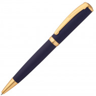 Ручка шариковая Forza, синяя с золотистым