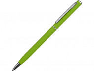 Ручка металлическая шариковая "Атриум" с покрытием софт-тач, зеленое яблоко