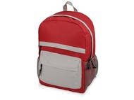 Рюкзак "Универсальный" (серая спинка), красный/серый