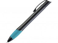 Ручка шариковая металлическая "OPERA", лазурный/черный