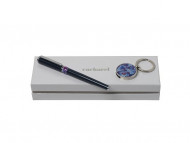 Подарочный набор Blossom: брелок с USB-флешкой на 16 Гб, ручка-роллер. Cacharel