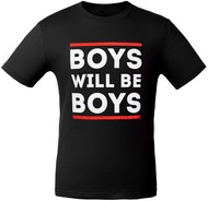 Футболка Boys Will Be Boys, черная