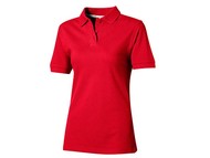 Рубашка поло "Forehand" женская, темно-красный