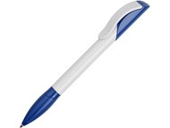Ручка шариковая Senator модель Hattrix Basic, белый/синий