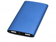 Портативное зарядное устройство "Мун" с 2-мя USB-портами, 4400 mAh, синий (Р)