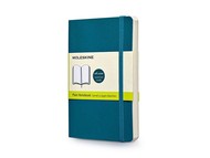 Записная книжка Moleskine Classic Soft (нелинованный), Pocket (9х14 см), бирюзовый