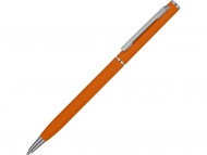 Ручка металлическая шариковая "Атриум" с покрытием софт-тач, оранжевый