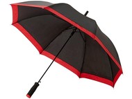 Зонт-трость Kris 23" полуавтомат, черный/красный