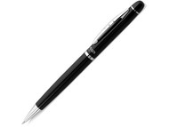 Ручка шариковая "Arles" в бархатном чехле, черный, черные чернила