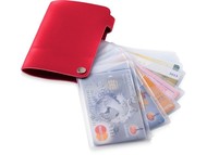 Бумажник "Valencia", красный
