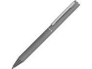 Ручка металлическая soft-touch шариковая «Stone» с зеркальным слоем, серый/серебристый