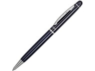 Ручка шариковая "Arles" в бархатном чехле, темно-синий, черные чернила