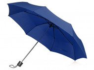 Зонт складной "Columbus", механический, 3 сложения, с чехлом, кл. синий (Р)