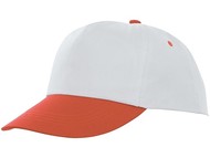 Пятипанельная двухцветная кепка Icarus, белый/оранжевый