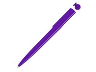 Ручка шариковая пластиковая "RECYCLED PET PEN switch", синий, 1 мм, фиолетовый