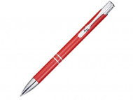 Алюминиевая шариковая кнопочная ручка Moneta, красный