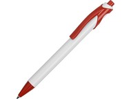 Ручка шариковая "Тукан", белый/красный