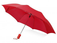 Зонт складной "Tulsa", полуавтоматический, 2 сложения, с чехлом, красный (Р)