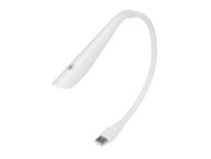 Портативная USB LED лампа "Bend", белый