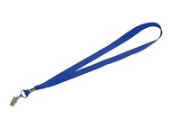Шнурок с поворотным зажимом "Igor", ярко-синий