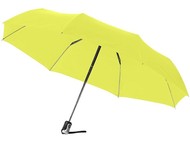 Зонт Alex трехсекционный автоматический 21,5", неоново-зеленый