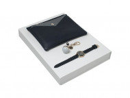 Подарочный набор Bird: брелок, часы наручные, сумочка. Cacharel