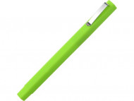 Ручка шариковая пластиковая "Quadro Soft", квадратный корпус с покрытием софт-тач, зеленое яблоко